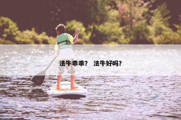 法牛乖乖？ 法牛好吗？