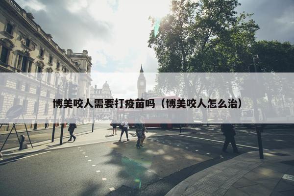 博美咬人需要打疫苗吗（博美咬人怎么治）