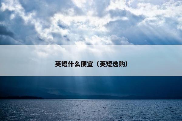 英短什么便宜（英短选购）