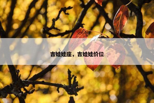 吉娃娃座，吉娃娃价位