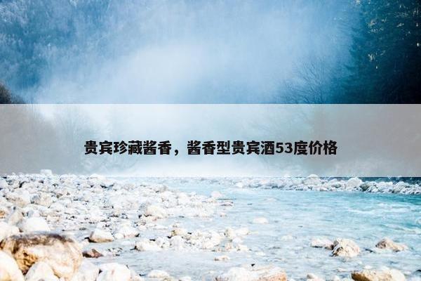 贵宾珍藏酱香，酱香型贵宾酒53度价格