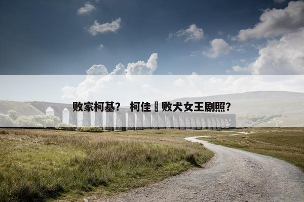 败家柯基？ 柯佳嬿败犬女王剧照？