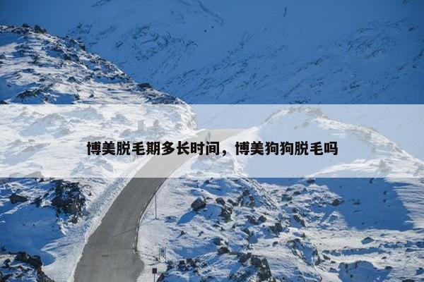 博美脱毛期多长时间，博美狗狗脱毛吗