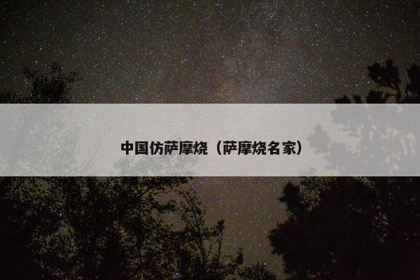 中国仿萨摩烧（萨摩烧名家）