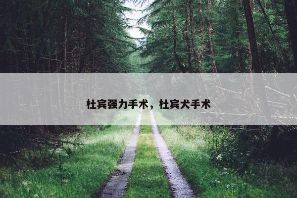 杜宾强力手术，杜宾犬手术