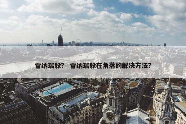 雪纳瑞躲? 雪纳瑞躲在角落的解决方法? 雪纳瑞躲? 雪纳瑞躲在角落的解决方法?