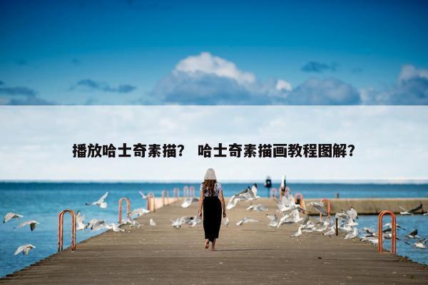 播放哈士奇素描? 哈士奇素描画教程图解?