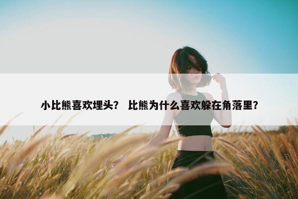 小比熊喜欢埋头? 比熊为什么喜欢躲在角落里?