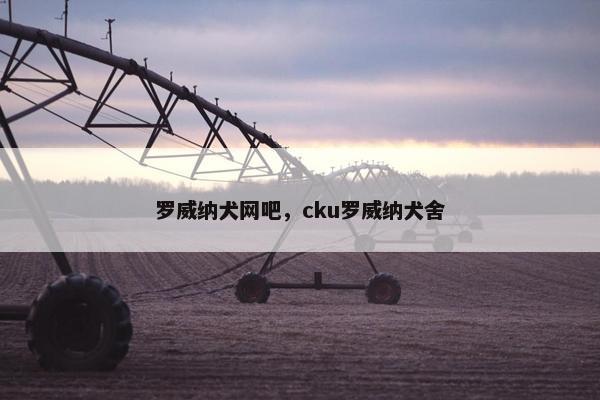 罗威纳犬网吧，cku罗威纳犬舍