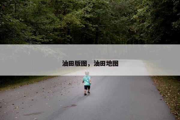 油田版图，油田地图