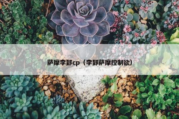 萨摩李郅cp（李郅萨摩控制欲）