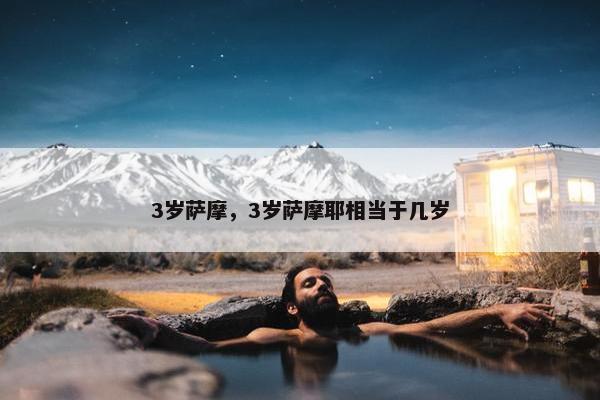 3岁萨摩,3岁萨摩耶相当于几岁