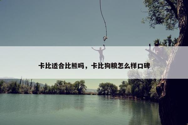 卡比适合比熊吗，卡比狗粮怎么样口碑