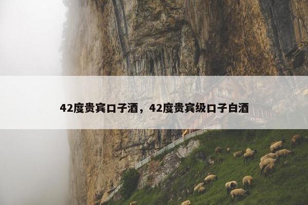 42度贵宾口子酒，42度贵宾级口子白酒