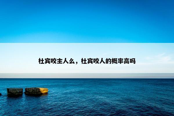 杜宾咬主人么，杜宾咬人的概率高吗