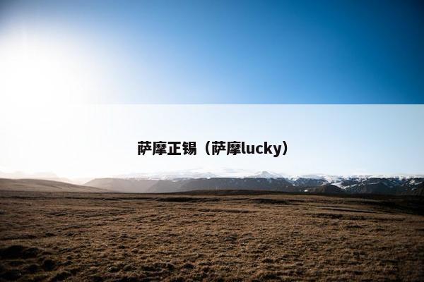 萨摩正锡（萨摩lucky）