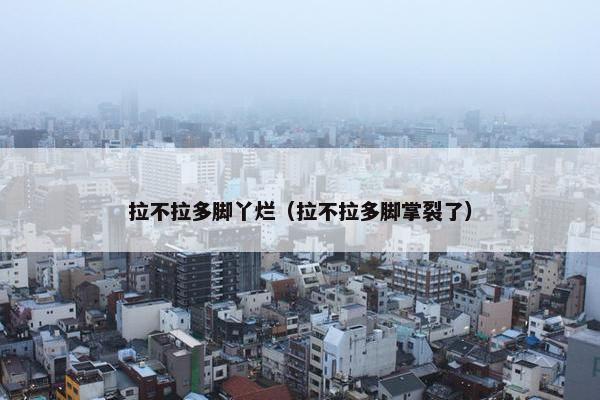拉不拉多脚丫烂（拉不拉多脚掌裂了）