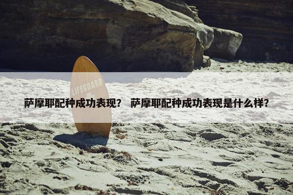 萨摩耶配种成功表现？ 萨摩耶配种成功表现是什么样？