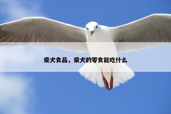 柴犬食品，柴犬的零食能吃什么