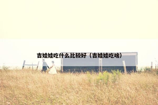吉娃娃吃什么比较好（吉娃娃吃啥）