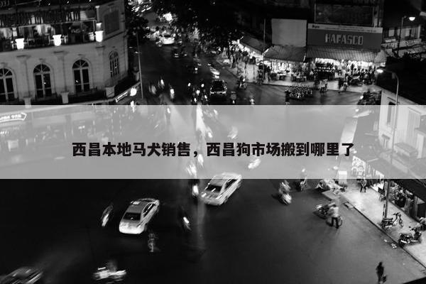 西昌本地马犬销售，西昌狗市场搬到哪里了