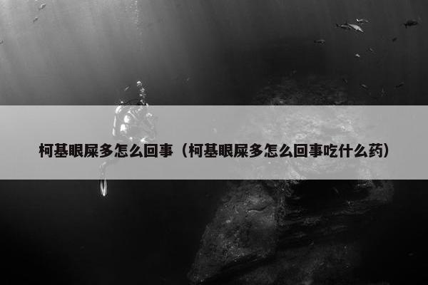 柯基眼屎多怎么回事（柯基眼屎多怎么回事吃什么药）
