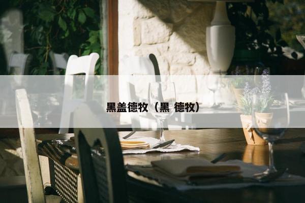黑盖德牧（黑 德牧）