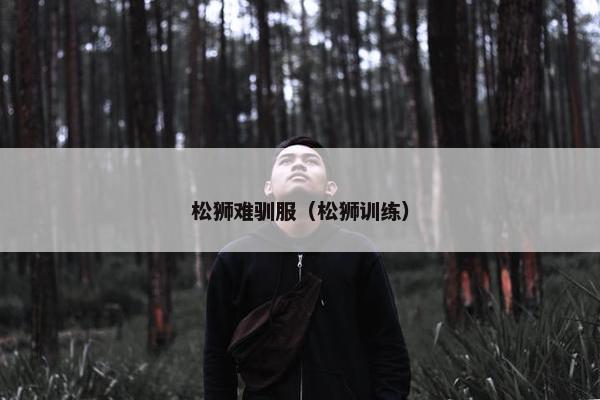 松狮难驯服（松狮训练）