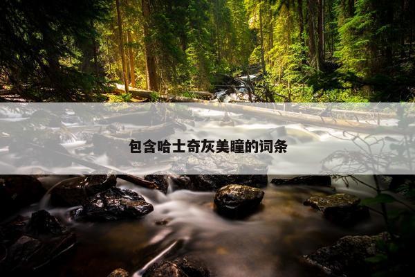 包含哈士奇灰美瞳的词条