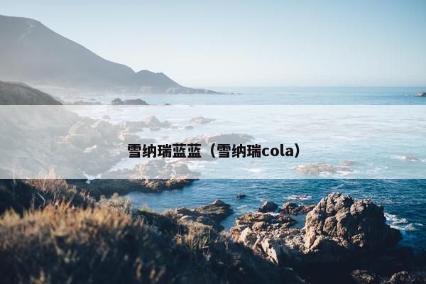 雪纳瑞蓝蓝（雪纳瑞cola）