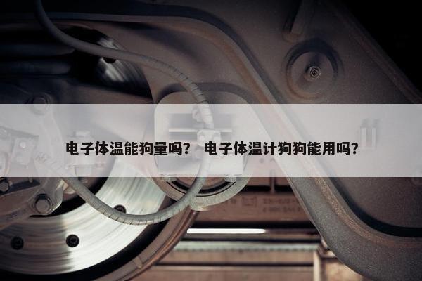 电子体温能狗量吗？ 电子体温计狗狗能用吗？