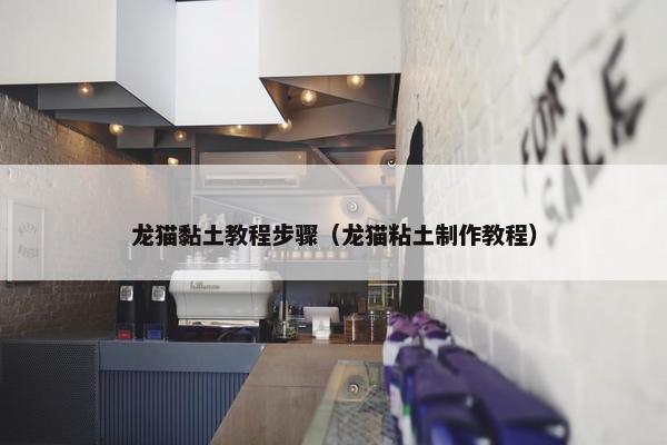 龙猫黏土教程步骤（龙猫粘土制作教程）