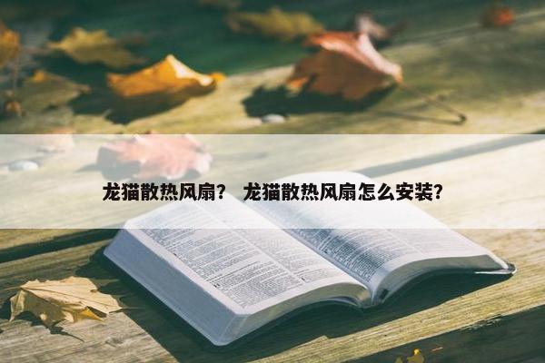 龙猫散热风扇？ 龙猫散热风扇怎么安装？