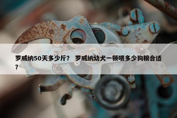 罗威纳50天多少斤？ 罗威纳幼犬一顿喂多少狗粮合适？