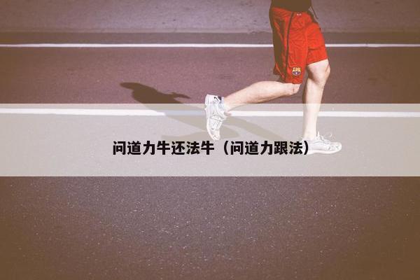 问道力牛还法牛（问道力跟法）