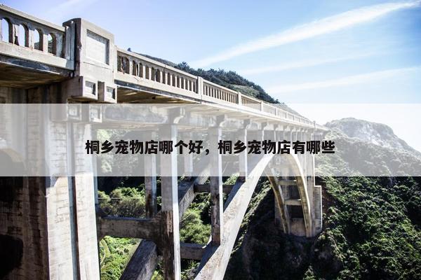 桐乡宠物店哪个好，桐乡宠物店有哪些