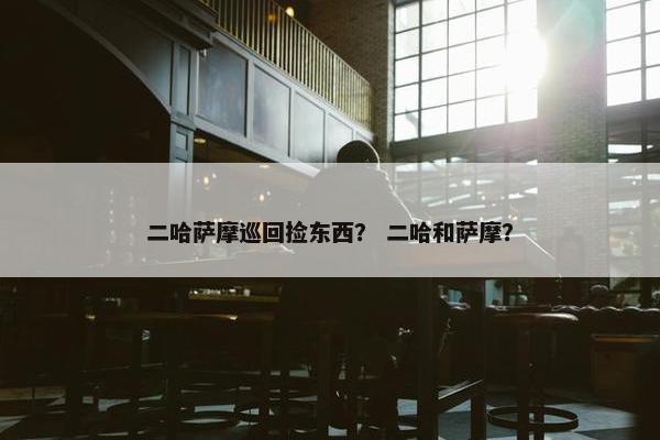 二哈萨摩巡回捡东西？ 二哈和萨摩？