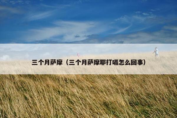 三个月萨摩（三个月萨摩耶打嗝怎么回事）