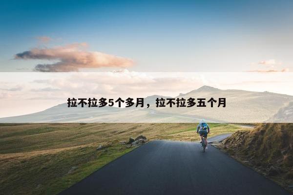 拉不拉多5个多月，拉不拉多五个月