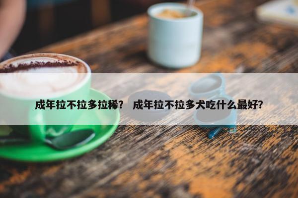 成年拉不拉多拉稀？ 成年拉不拉多犬吃什么最好？