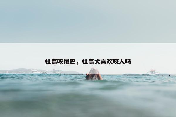 杜高咬尾巴，杜高犬喜欢咬人吗