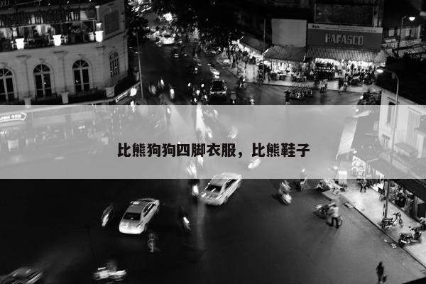 比熊狗狗四脚衣服，比熊鞋子