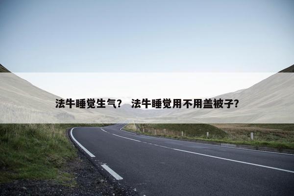 法牛睡觉生气？ 法牛睡觉用不用盖被子？
