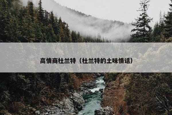 高情商杜兰特（杜兰特的土味情话）