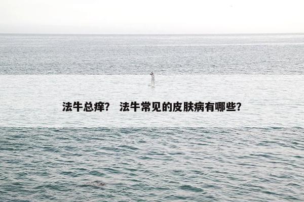 法牛总痒？ 法牛常见的皮肤病有哪些？
