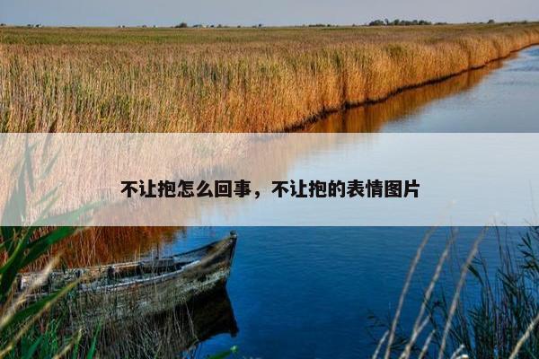 不让抱怎么回事，不让抱的表情图片