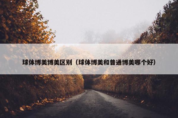 球体博美博美区别（球体博美和普通博美哪个好）