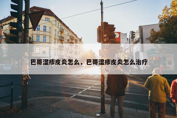 巴哥湿疹皮炎怎么，巴哥湿疹皮炎怎么治疗