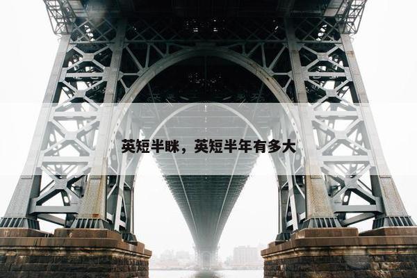 英短半眯，英短半年有多大