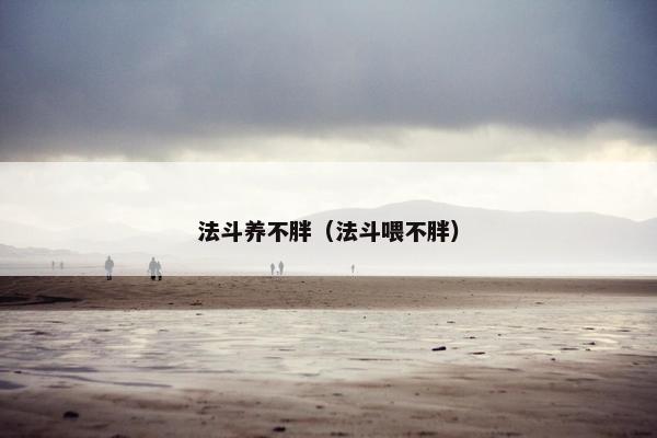 法斗养不胖（法斗喂不胖）